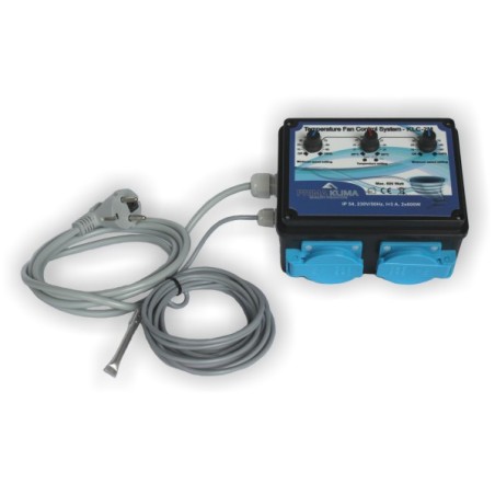 Prima KlimaThermostat et Régulateur de Vitesse 2x600w Prima KlimaThermostat et Régulateur de Vitesse 2x600w