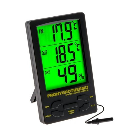 Hygro-Thermomère à sonde Garden Highpro Hygro-Thermomère à sonde Garden Highpro