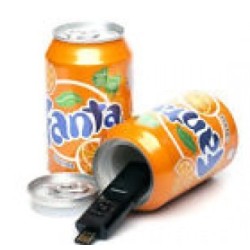 Stash Coca Cola can