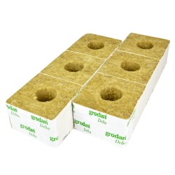 Carton Cubes laine de roche 10x10x6.5cm 216x cubes