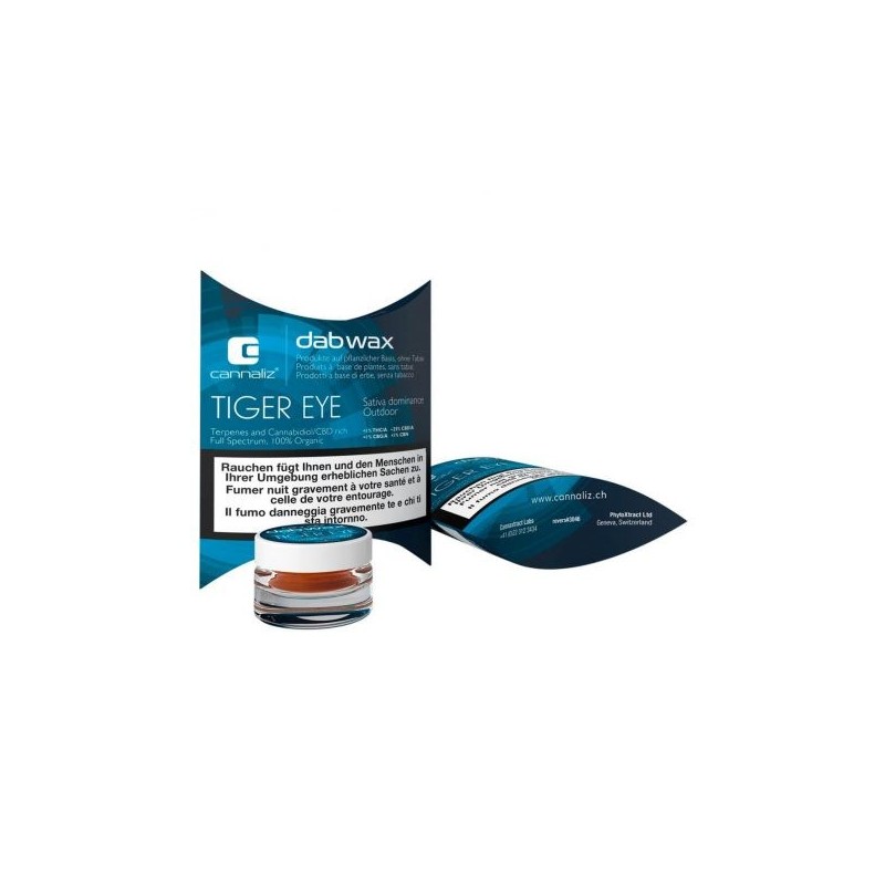 Tiger Eye | Cannaliz CBD Dab Wax | 25% CBD | 1.5g