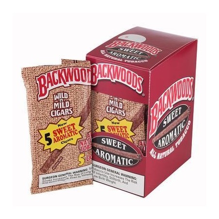 Backwoods Blunts Sweet Aromatic 5pcs. Backwoods Blunts Sweet Aromatic 5pcs.