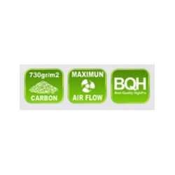 Filtre Charbon ProActiv 250m3/H Ø 125mm.