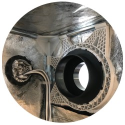 Kit Ducting Flange pour tubes Ø 16mm 