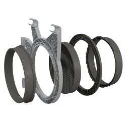 Kit Ducting Flange pour tubes Ø 25mm