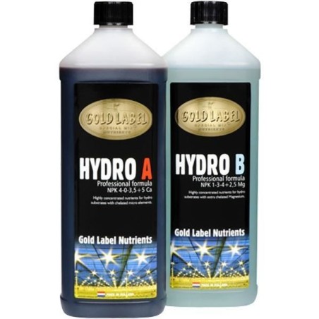 Gold Label Hydro A+B 2x1 litres Gold Label Hydro A+B 2x1 litres